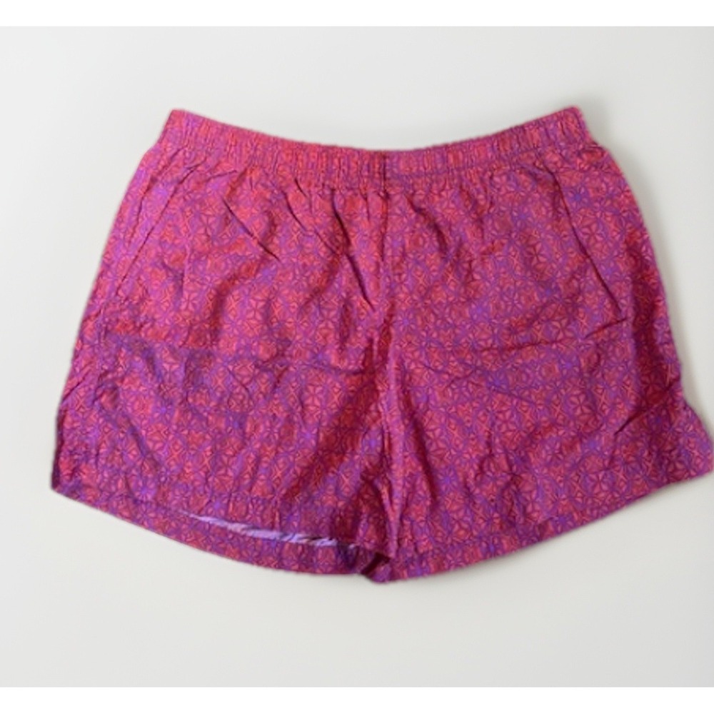 Columbia Women's Large Shorts Nylon 5" Inseam Lightweight Hiking Bright Pink EUC